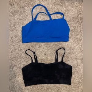 CRZ YOGA Blue and Black Bras